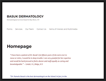 Tablet Screenshot of basukdermatology.com